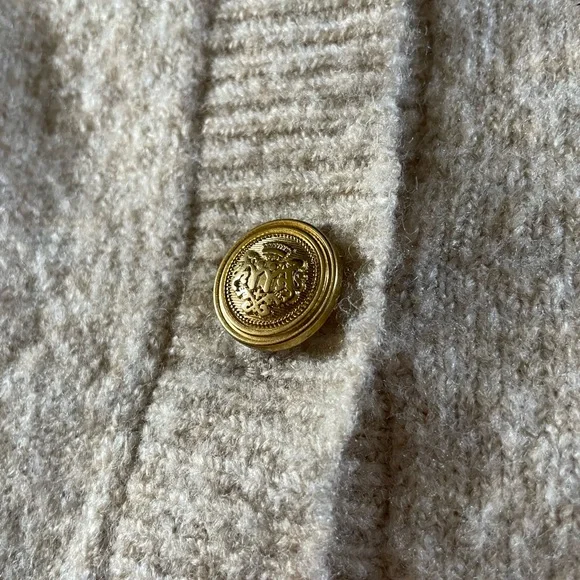 American Eagle Outfitters Cream Cardigan Sweater - Picture 2 of 5